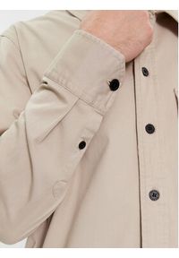 Calvin Klein Jeans Koszula Utility Shirt J30J324610 Beżowy Regular Fit. Kolor: beżowy. Materiał: bawełna #3