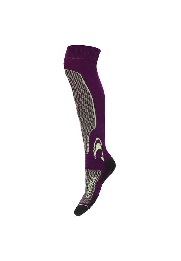 O'Neill - Skarpety narciarskie O'neill 789031. Kolor: fioletowy. Materiał: wełna. Sport: narciarstwo
