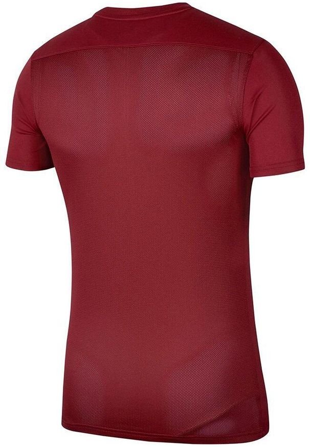 Koszulka do piłki nożnej dla dzieci Nike Dry Park VII JSY SS z krótkim rękawem. Kolor: czerwony, brązowy, wielokolorowy. Długość rękawa: krótki rękaw. Długość: krótkie