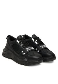 Versace Jeans Couture Sneakersy 79YA3SC4 ZSC55 899 Czarny. Kolor: czarny. Materiał: skóra #6