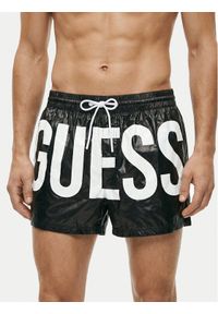 Guess Szorty kąpielowe F6GT03 WN322 Czarny Regular Fit. Kolor: czarny. Materiał: syntetyk #1
