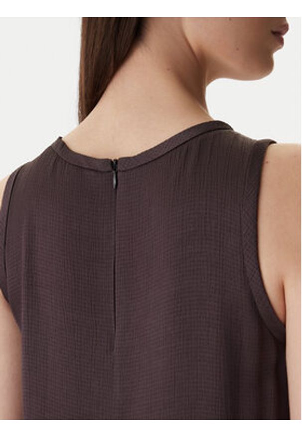 Marella Sukienka letnia Uguale 2615221011 Brązowy Regular Fit. Kolor: brązowy. Materiał: wiskoza. Sezon: lato