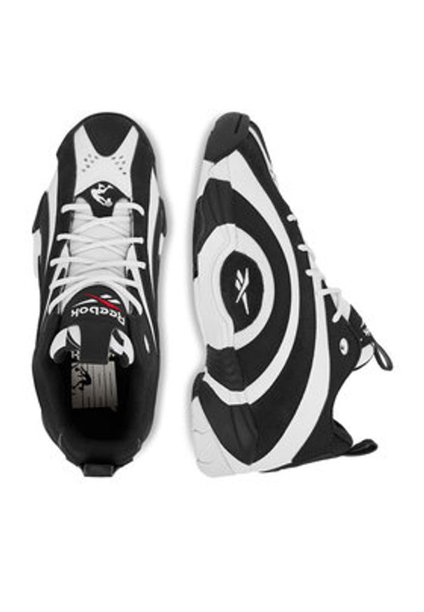 Reebok Buty do koszykówki EO-SHAQNOSIS LOW 100244789 Czarny. Kolor: czarny. Materiał: skóra, syntetyk. Sport: koszykówka