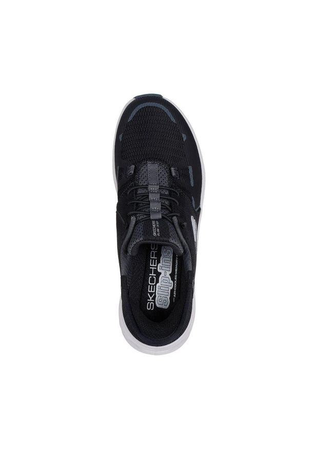 skechers - Damskie GLIDE-STEP PRO Slip-On Ciemnoszary / Czarny. Okazja: na co dzień. Zapięcie: bez zapięcia. Kolor: wielokolorowy, szary, czarny. Materiał: materiał
