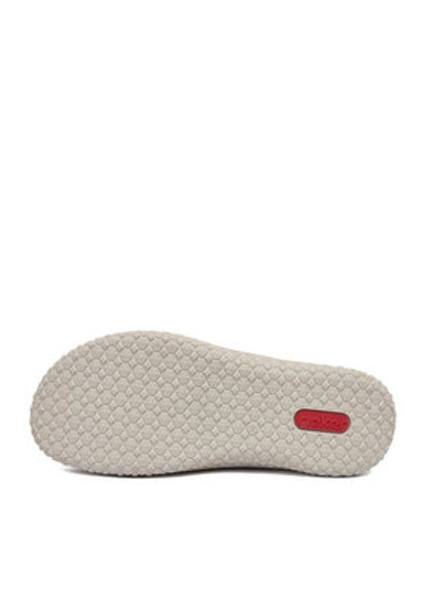 Rieker Klapki CEO-V0302-60 Beżowy. Kolor: beżowy. Materiał: skóra, zamsz