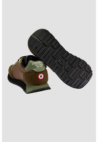 Aeronautica Militare - AERONAUTICA MILITARE Zielono-brązowe sneakersy męskie, Rozmiar 41. Okazja: na co dzień. Kolor: czarny. Materiał: materiał #2
