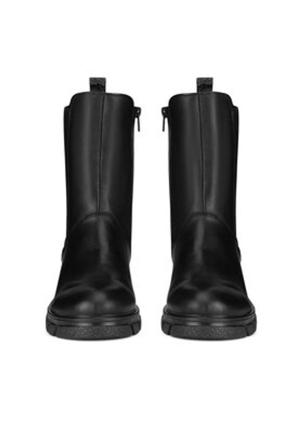 Rieker Botki Z9180-01 Czarny. Kolor: czarny. Materiał: skóra