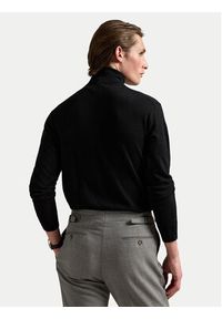 Polo Ralph Lauren Golf 710946145002 Czarny Regular Fit. Typ kołnierza: polo, golf. Kolor: czarny. Materiał: wełna #4