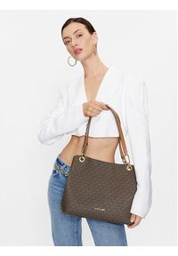 MICHAEL Michael Kors Torebka Kensington 30F3G8KT7B Brązowy. Kolor: brązowy. Materiał: skórzane #5
