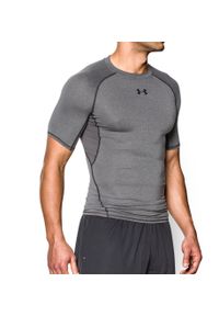 Koszulka męska Under Armour HeatGear Compression Shirt 1257468. Materiał: materiał, włókno, elastan, poliester. Wzór: gładki #3