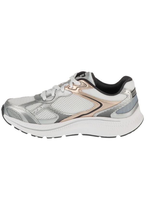 skechers - Buty do biegania damskie, Go Run Consistent 2.0 - Volt. Kolor: biały. Materiał: materiał, syntetyk. Sport: bieganie