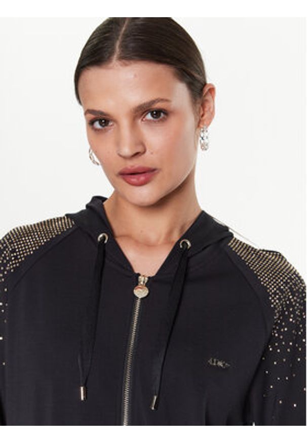 Liu Jo Sport Bluza TA3212 J5942 Czarny Regular Fit. Kolor: czarny. Materiał: syntetyk, wiskoza. Styl: sportowy