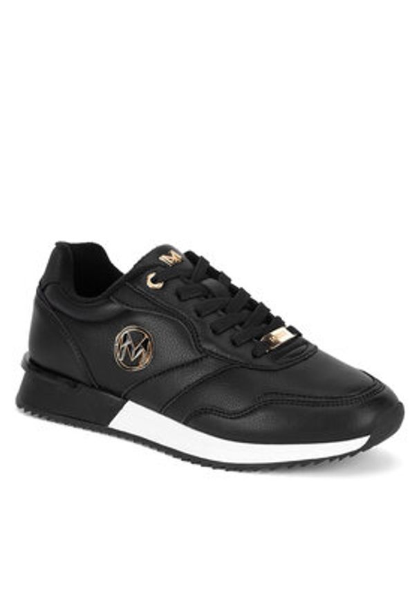 MEXX Sneakersy MI001008443W Czarny. Kolor: czarny. Materiał: skóra