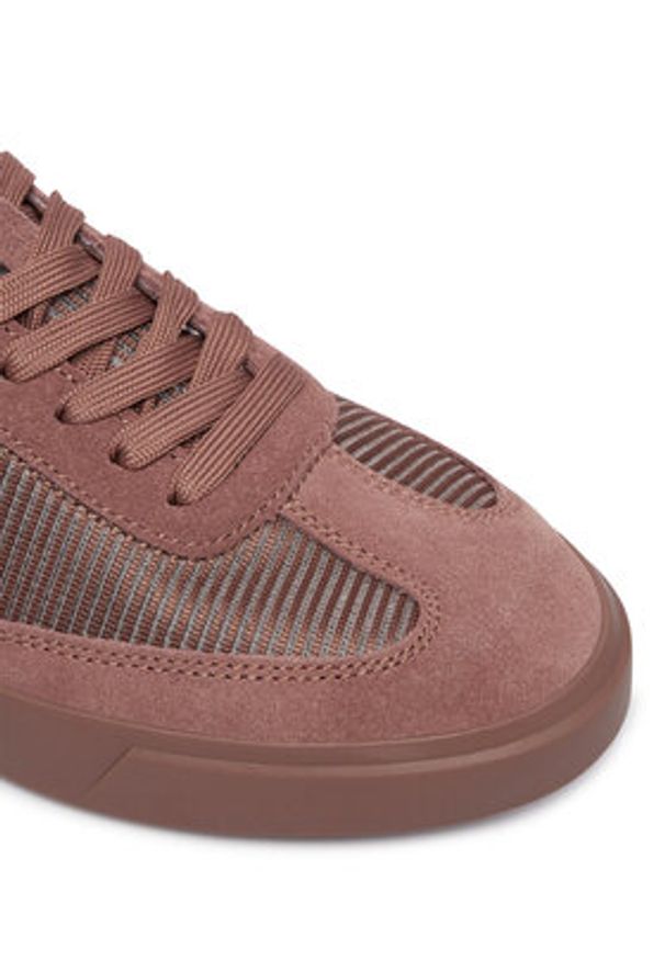 Calvin Klein Sneakersy Low Pro Cupsole Wt Striped Ny HW0HW03270 Brązowy. Kolor: brązowy. Materiał: materiał