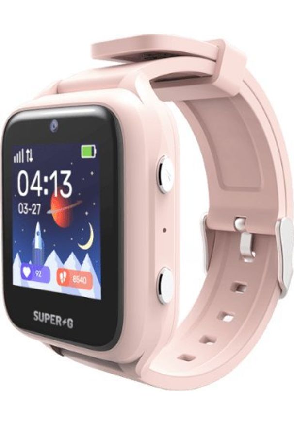 Smartwatch Gudrutis Super-G Active Pro Różowy (4779042591215). Rodzaj zegarka: smartwatch. Kolor: różowy