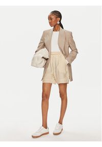 Munthe Szorty materiałowe Ohimo 242140224232 Beżowy Loose Fit. Kolor: beżowy. Materiał: materiał