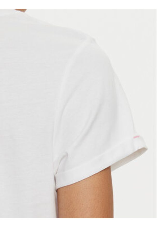 U.S. Polo Assn. T-Shirt WUP0634 Biały Regular Fit. Typ kołnierza: polo. Kolor: biały. Materiał: bawełna