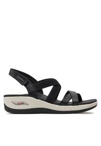 skechers - Skechers Sandały Arch Fit Sunshine-Luxe Lady 163387/BLK Czarny. Kolor: czarny