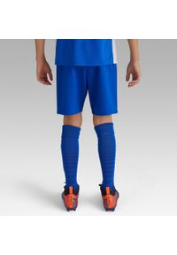KIPSTA - Spodenki piłkarskie dla dzieci Kipsta Viralto Club. Kolor: niebieski. Materiał: materiał, poliamid, poliester, elastan. Sezon: lato