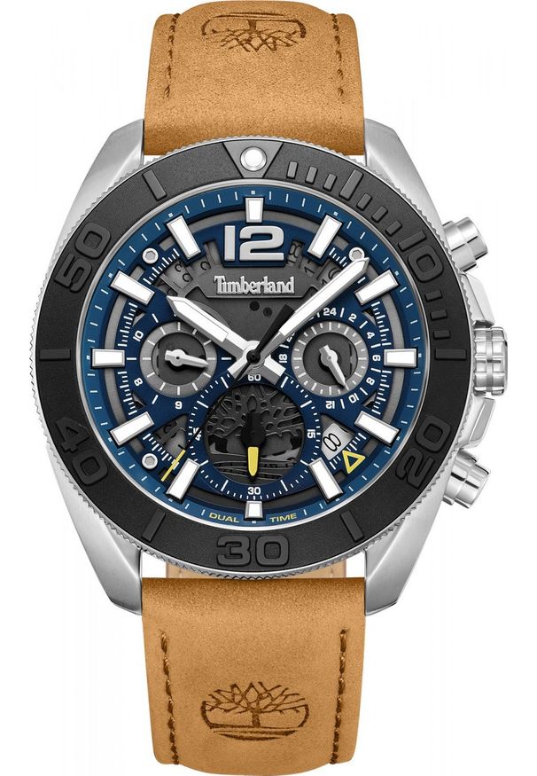 Zegarek Timberland Zegarek męski Timberland TBL.TDWGF0041701 brązowy. Kolor: brązowy