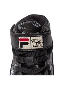Fila Sneakersy Wb Arcade Velcro Mid FFK0088.80010 Czarny. Kolor: czarny. Materiał: skóra