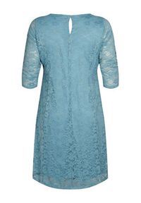 Zizzi Sukienka koktajlowa E02610A Niebieski Feminine Fit. Kolor: niebieski. Styl: wizytowy #2