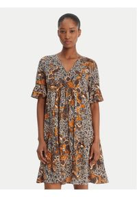 Weekend Max Mara Sukienka codzienna Fuoco 2615621072 Granatowy Regular Fit. Okazja: na co dzień. Kolor: niebieski. Materiał: bawełna. Typ sukienki: proste. Styl: casual #1