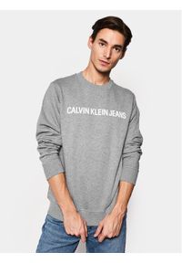 Calvin Klein Jeans Bluza J30J307757 Szary Regular Fit. Kolor: szary. Materiał: bawełna #1