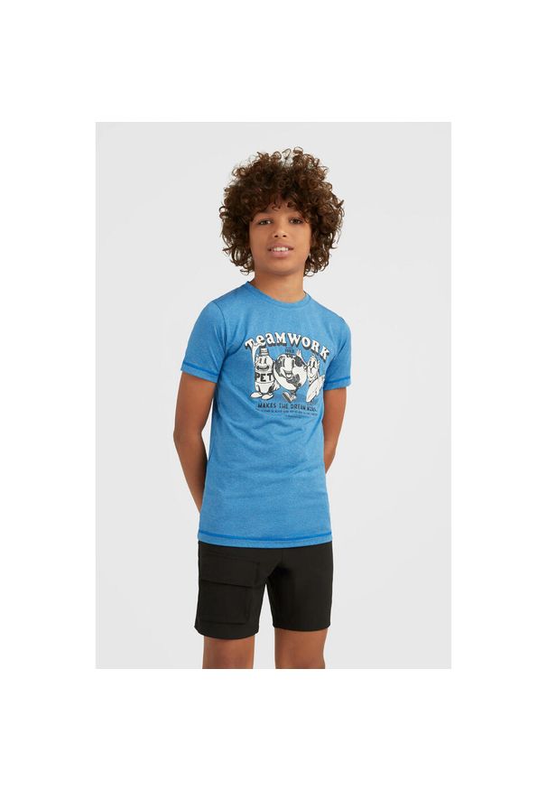 Koszulka dla dzieci O'Neill Hybrid Teamwork. Kolor: niebieski