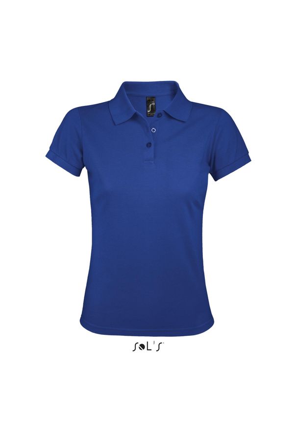 SOL'S - Damska koszulka polo Sol's Prime. Typ kołnierza: polo. Kolor: niebieski. Styl: elegancki