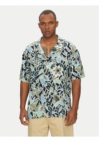 Hugo - HUGO Koszula Beach 50540065 Granatowy Regular Fit. Kolor: niebieski. Materiał: wiskoza