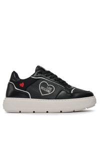 Love Moschino - LOVE MOSCHINO Sneakersy JA15204G1IJC100A Czarny. Kolor: czarny. Materiał: skóra #1