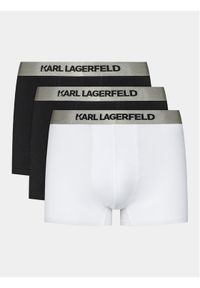 Karl Lagerfeld - KARL LAGERFELD Komplet 3 par bokserek 240M2106 Czarny. Kolor: czarny. Materiał: bawełna #1