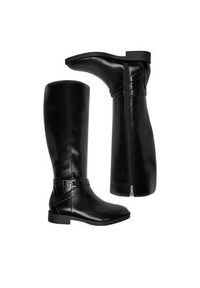 Nine West Kozaki CEO-NAJAT-01 Czarny. Kolor: czarny. Materiał: materiał #8