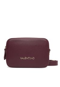 VALENTINO - Valentino Torebka Zero Re VBS7B306 Bordowy. Kolor: czerwony. Materiał: skórzane