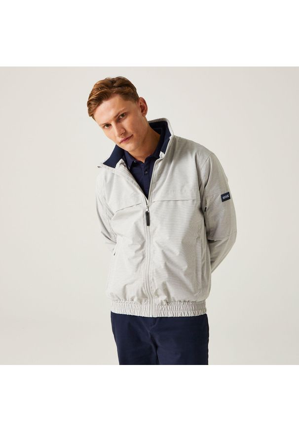 Regatta - Męska wodoodporna kurtka Shorebay. Kolor: szary. Sport: turystyka piesza