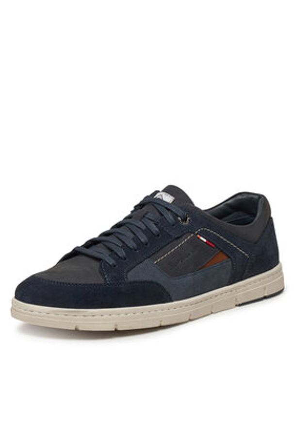 Quiksilver Sneakersy STONE2-101 MB Granatowy. Kolor: niebieski. Materiał: skóra, zamsz