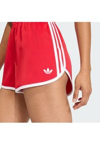 Adidas - adidas Szorty sportowe 3-Stripes Sprinter KD3716 Czerwony Regular Fit. Kolor: czerwony. Materiał: syntetyk #4