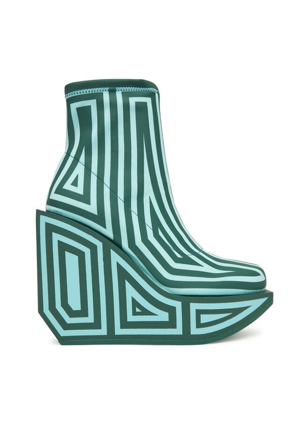Botki United Nude. Kolor: zielony