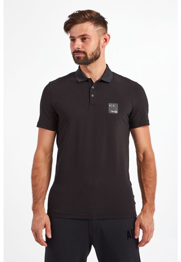 Armani Exchange - POLO ARMANI EXCHANGE. Typ kołnierza: polo. Wzór: aplikacja, nadruk. Styl: klasyczny