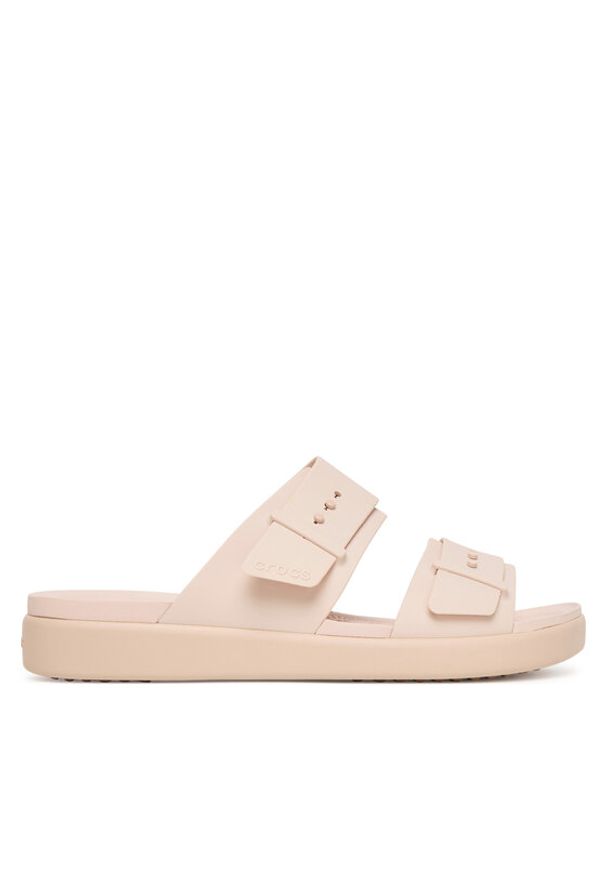 Crocs Klapki Brooklyn Buckle Low Low 211215 Różowy. Kolor: różowy