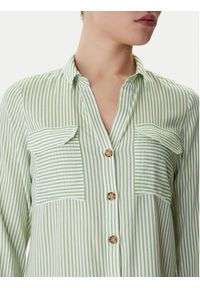 Vero Moda Koszula Bumpy 10275283 Zielony Regular Fit. Kolor: zielony. Materiał: wiskoza #2