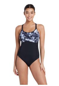 ZOGGS - Zoggs Marble Multiway Swimsuit - Rozmiar 32. Kolor: czarny