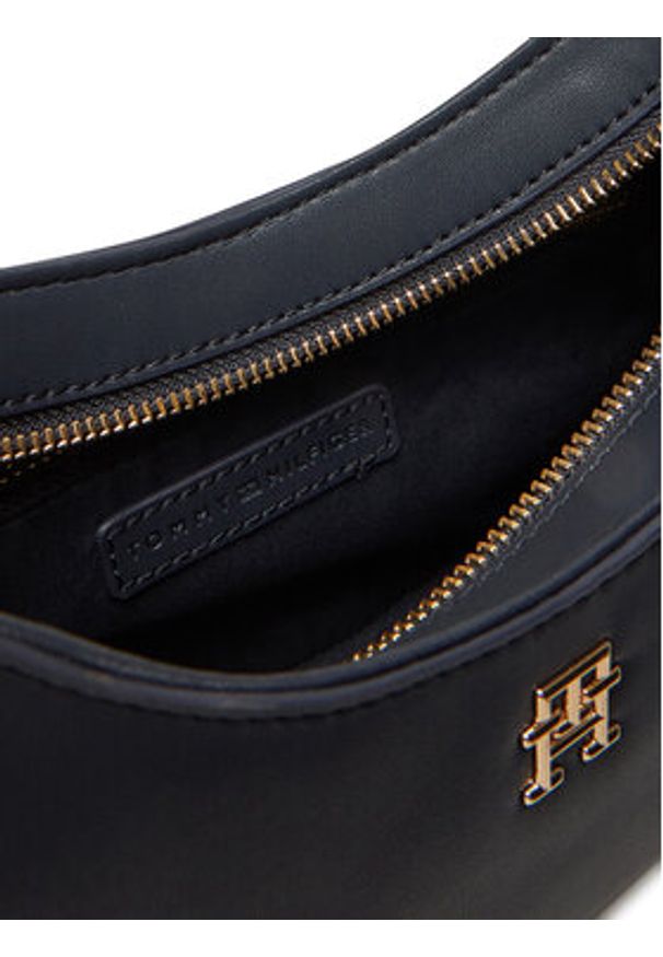 TOMMY HILFIGER - Tommy Hilfiger Torebka AW0AW17226 Granatowy. Kolor: niebieski. Materiał: skórzane