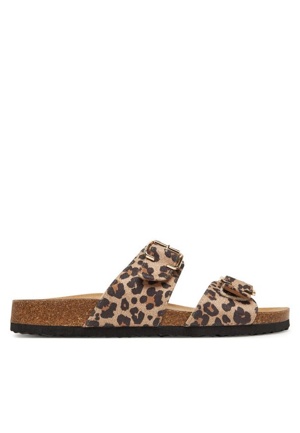 Klapki ONLY Shoes. Kolor: brązowy