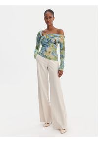 BARDOT - Bardot Bluzka Marisol 60306TB Zielony Slim Fit. Kolor: zielony. Materiał: syntetyk #4