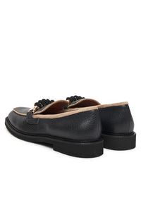 Pollini Loafersy SA10183G0NTD100A Czarny. Kolor: czarny. Materiał: skóra