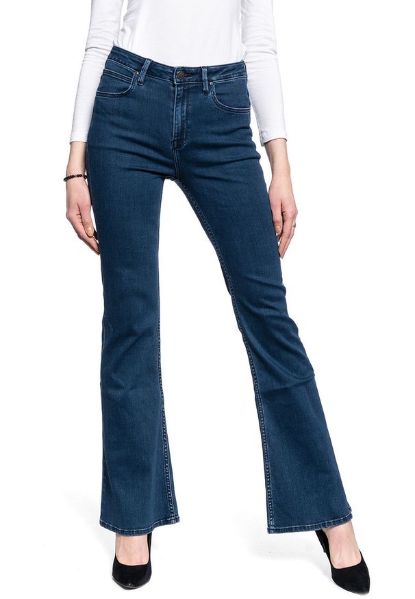 Lee - DAMSKIE SPODNIE JEANSOWE LEE BREESE DARK JONI L32YPHWV 112107749