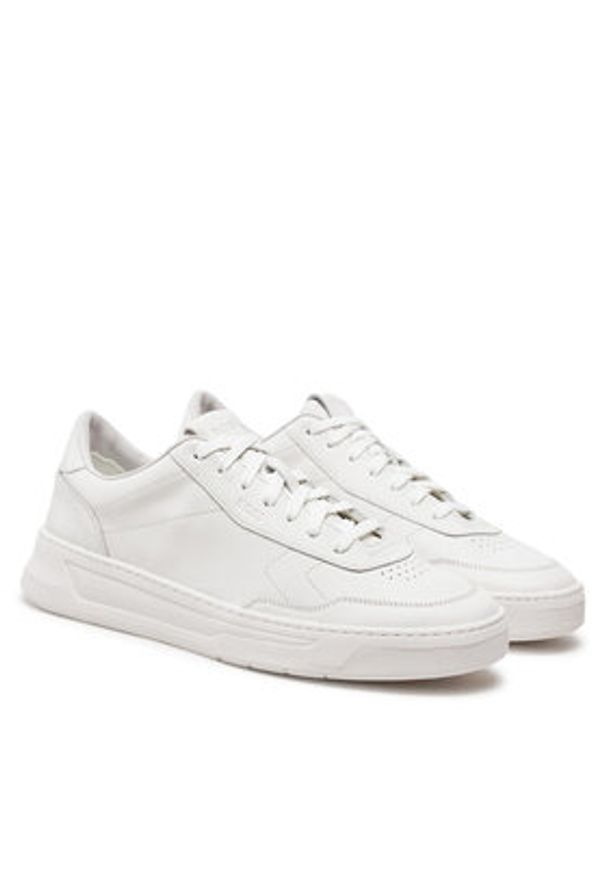 BOSS - Boss Sneakersy Baltimore 50536484 Biały. Kolor: biały. Materiał: skóra