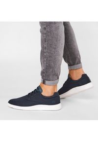skechers - Skechers Sneakersy Burbank 204083/NVY Granatowy. Kolor: niebieski. Materiał: materiał #8